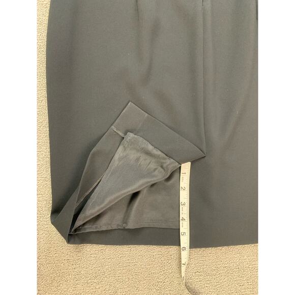 Marina Rinaldi Dress Classic Sophisticated Cocktail Black Lace US Medium (12) - Picture 11 of 12